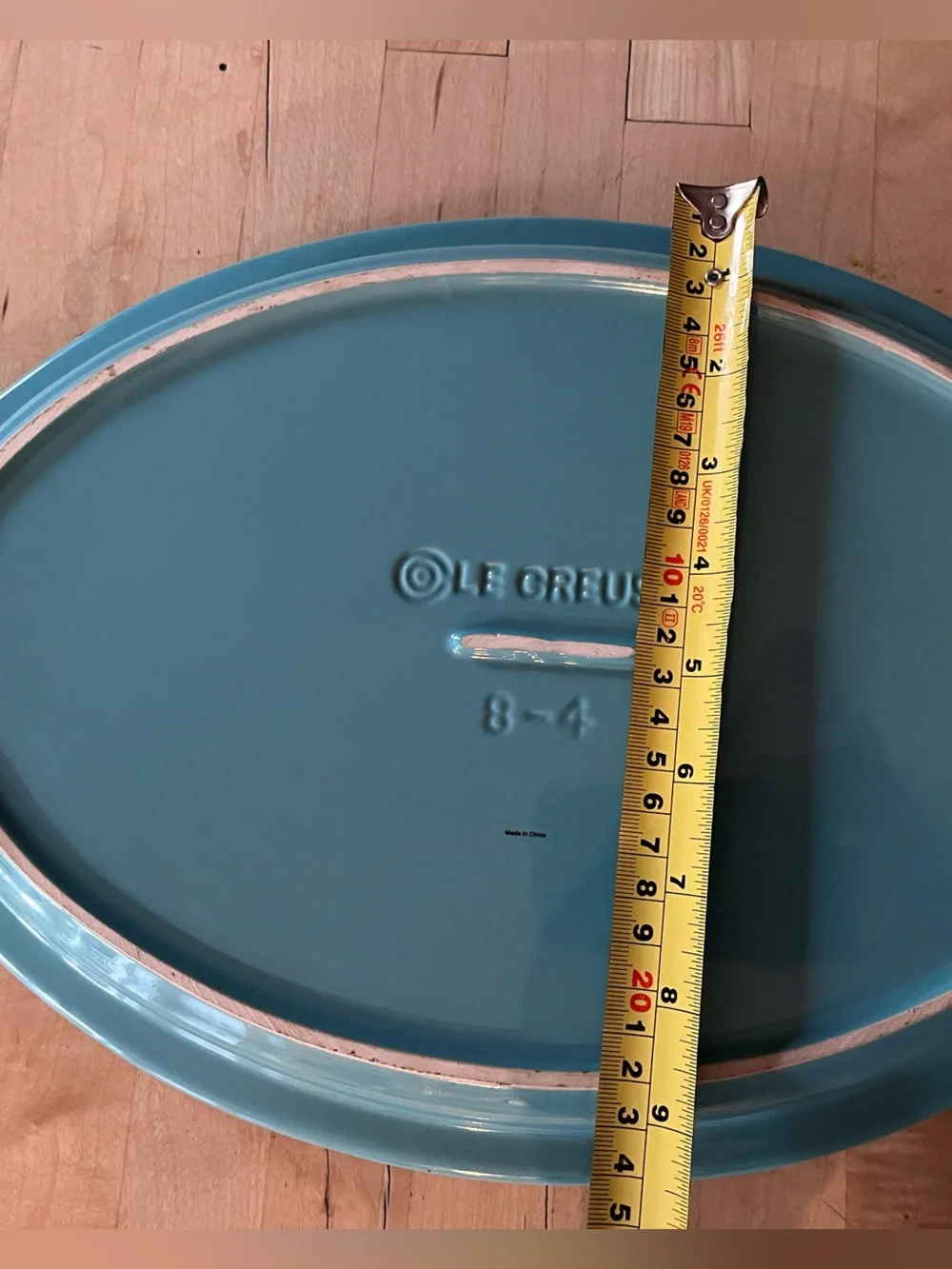 Le Creuset Large Oval Stoneware Serving Platter 16.6” Caribbean Blue